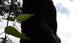 Curvy Brazilian Novinha Enjoys Showing Herself To Guys In The Woods