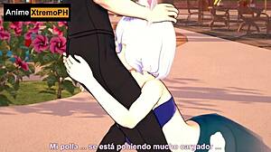 cat girl gets fucked very rich on the beach