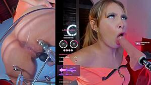 This Girl Relaxes With Gentle Machine And Vibrator