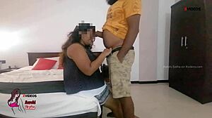 indian couple feels so happy fucking