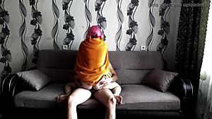 The Guy And Beauty Niki Shu In A Russian Costume Fuck Scene