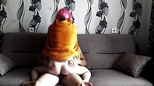 The Guy And Beauty Niki Shu In A Russian Costume Fuck Scene