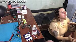 No Money To Pay Technician, So I Sucked His Dick