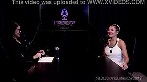 Barbara Sol's best moments in sheer red lingerie with Bia Hot.