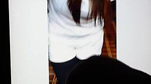 This tribute for immaslutbitch features a hot cumshot