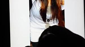 This tribute for immaslutbitch features a hot cumshot