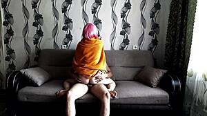 The Guy And Beauty Niki Shu In A Russian Costume Fuck Scene