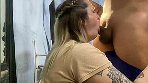 No Money To Pay Technician, So I Sucked His Dick