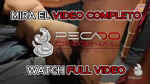 Perra es atada y sodomizada por su amo y cogida por el aprendiz de este.