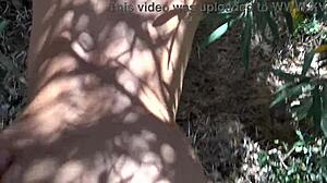 Amateur Milf Pisses, Fucks, And Gets Creampied In Public Outdoors