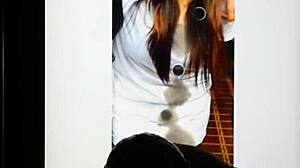 This tribute for immaslutbitch features a hot cumshot