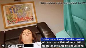 Doctor In Tampa Gives Freshman Mandatory Hitachi Orgasm To Angel Oaks