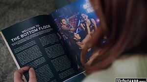 Guy finds submissive wife and her ebony bff in fetish gear 😈