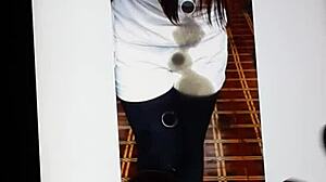 This tribute for immaslutbitch features a hot cumshot