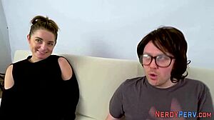 British Newbie Receives Facial In High-Definition Reality Debut