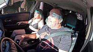 nana fontanelli, julia's mom, gets dick and cum in the car 😏