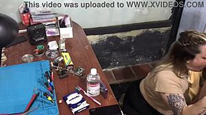 No Money To Pay Technician, So I Sucked His Dick