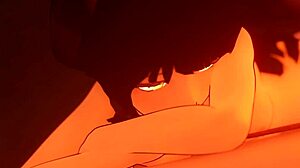 Kali worships blakes feet in nude alternate