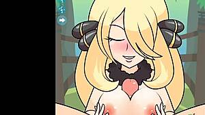 i love playing with cynthias juicy tits and getting a facial all over them