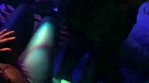 i shows off my boobs in a strip club