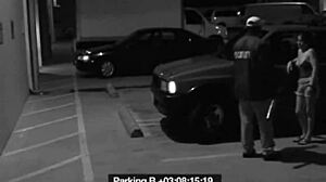 Slut blows security guard to get out of fine. Hidden cam captures the cheating.