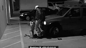 Slut blows security guard to get out of fine. Hidden cam captures the cheating.