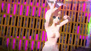 Kagamine Rin In Full Nude Bunny Costume From Alien Project Diva Mod