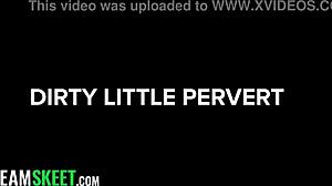 Horny MILF Punishes Stepson for Big Cock Flash!