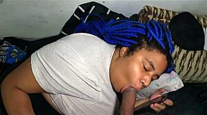 Busty BBW Caught Watching Porn Gets Her Tight Ass Fucked by Big Black Cock While Crying as Brother Pounds Her