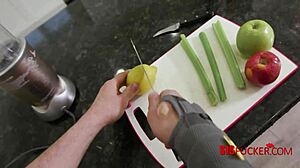 Intense emotions surge as ebony stepsis cares for broken bone and boner