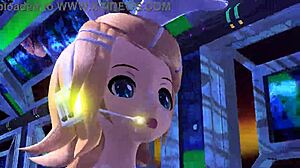 Kagamine Rin In Full Nude Bunny Costume From Alien Project Diva Mod