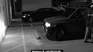 Slut blows security guard to get out of fine. Hidden cam captures the cheating.