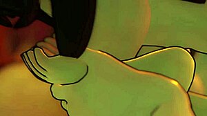 Kali worships blakes feet in nude alternate