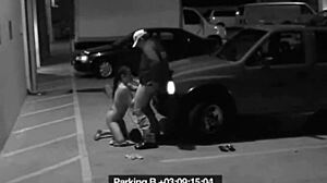 Slut blows security guard to get out of fine. Hidden cam captures the cheating.