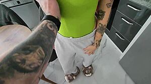 fucked my dorm mate hard in a rough quickie session.