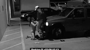 Slut blows security guard to get out of fine. Hidden cam captures the cheating.