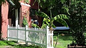 Cute Taboo Teen 18+ Fucked Outdoors Until Cumshot