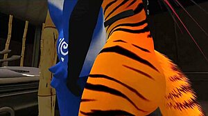 blue vixen gets fucked hard and lots in latex