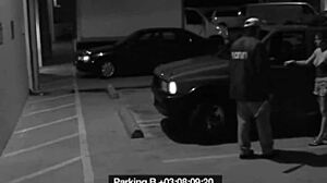 Slut blows security guard to get out of fine. Hidden cam captures the cheating.