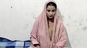 Desi Indian Muslim Girlfriend in Bathroom Scene