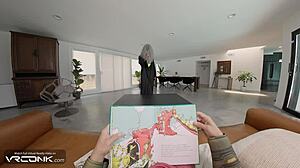 Beautiful Latina Stepsister Mary Rides In Vr Cosplay Parody