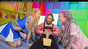 Anal 4-Some Double Penetration Action!