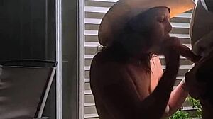 i strip and suck cock outside as a cowgirl