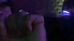 i shows off my boobs in a strip club