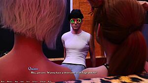 Being a dik 75 - planning threesome with busty redhead girlfriend and alt friend