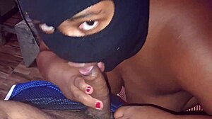 she blows the pastor's dick and he fucks her big ass