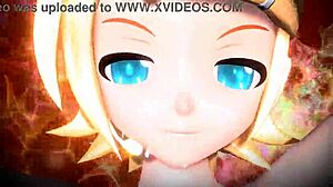 Kagamine Rin In Full Nude Bunny Costume From Alien Project Diva Mod