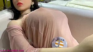 wm sex doll breast-softness test and boobs-simulation function