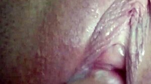 mature milf squirts and invites you to drink it