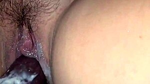 The Big Black Dildo Made My Pussy Cream So Much